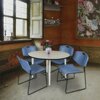 Regency Kahlo Round Table & Chair Sets, 48 W, 48 L, 29 H, Wood, Metal, Polypropylene Top, Maple TPL48RNDPLCM44BE